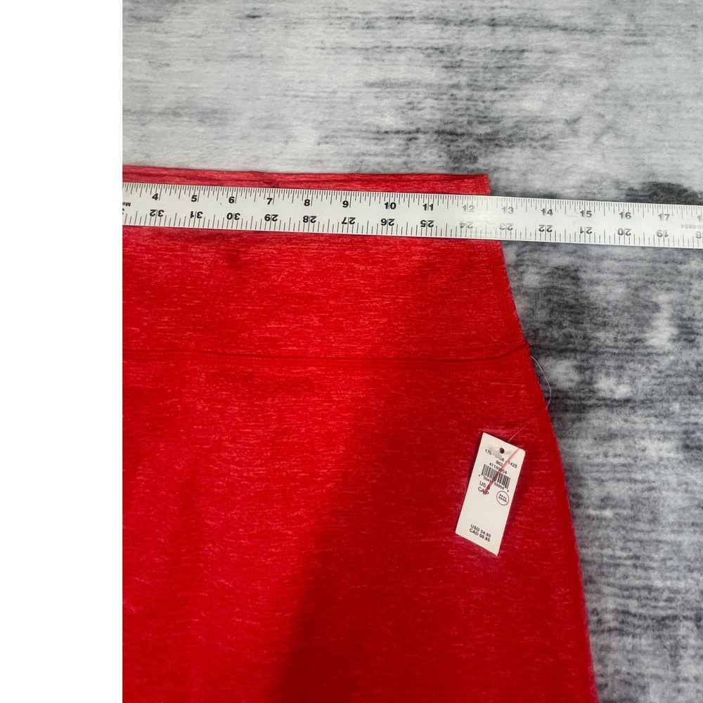 NWT OFFLINE by Aerie The Hugger Red Heathered High Waisted Midi Skirt Small - Picture 5 of 8